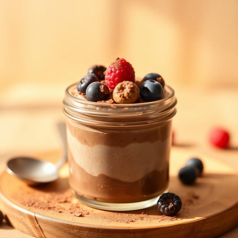 Mousse de Chocolate com Abacate