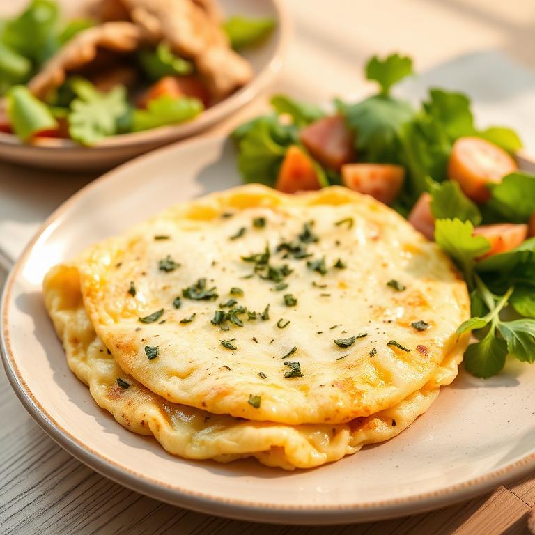 Omelete de Queijo e Ervas